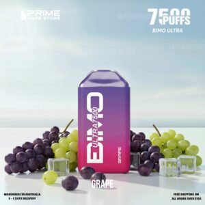 BIMO Ultra 7500 Puffs Grape Disposable Vape | Genuine
