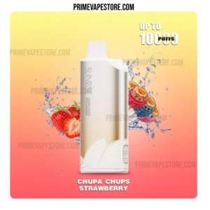 GROO Sunrise 10000 Puffs Chupa Chups Strawberry