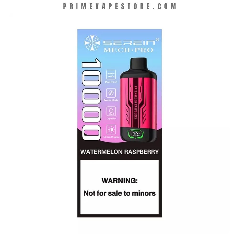 SEREIN MechPro 10000 Puffs Watermelon Raspberry - Image 2