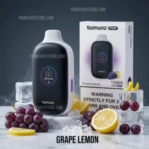 Tomoro 15000 Puffs Grape Lemon